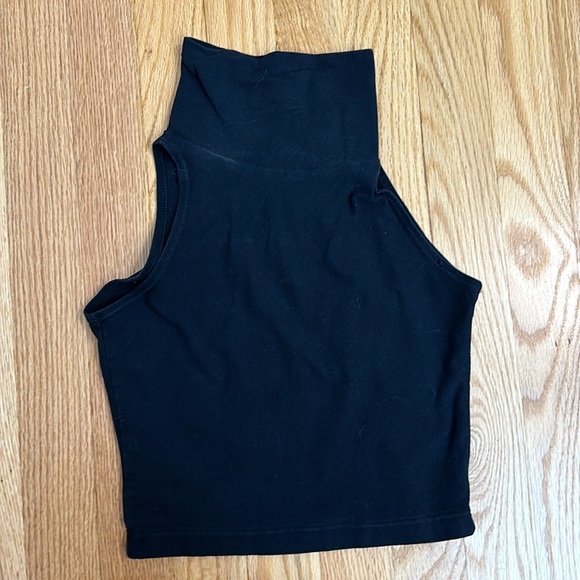 American apparel turtleneck crop top black - Picture 3 of 5